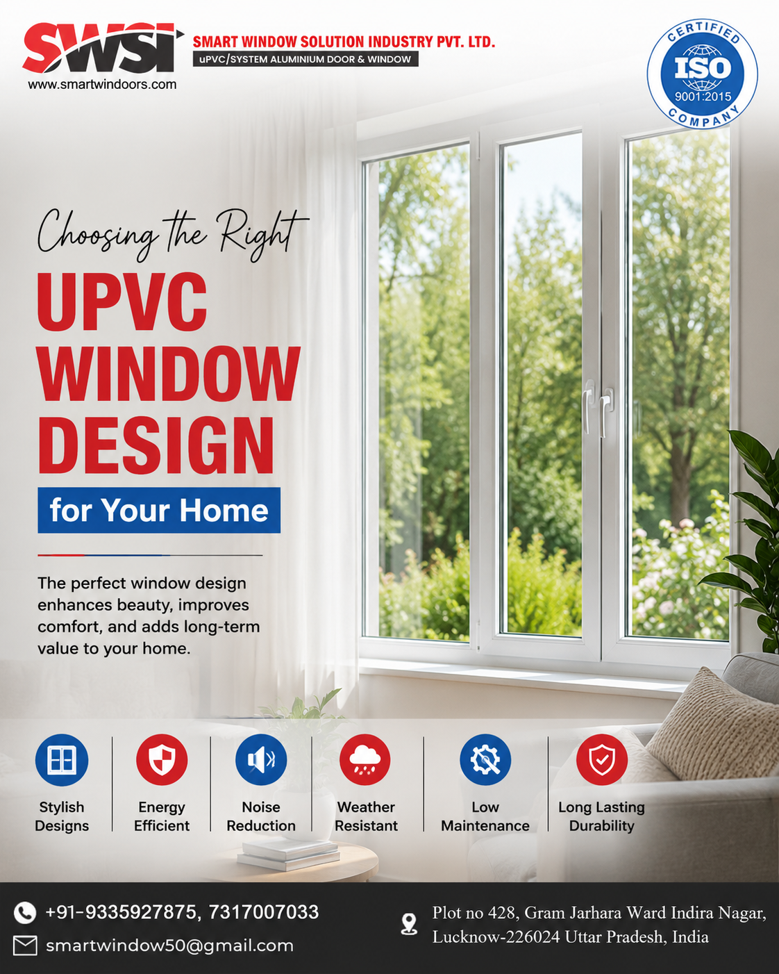 Choosing the Right UPVC Window Design for Your Home